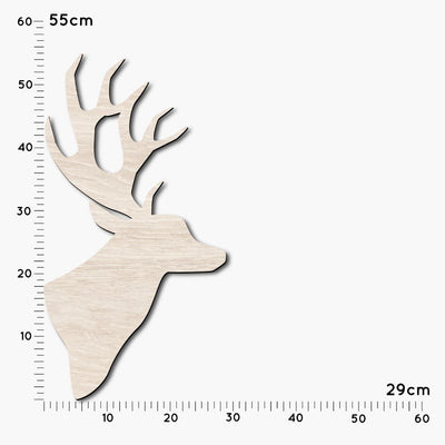 Jagd&Outdoor Dekolicht "Hirsch im Profil"