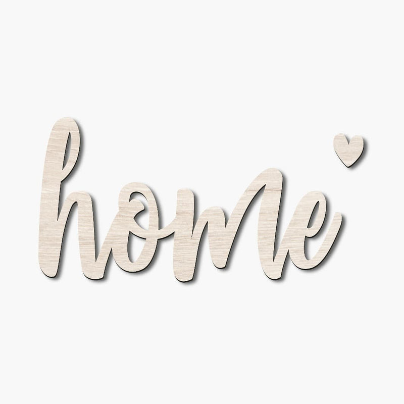 Dekoration "home ♥️" | Wandtattoo