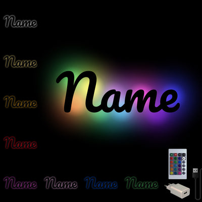 Babies & Kinder Nachtlicht "Name mit Licht" | personalisierbar