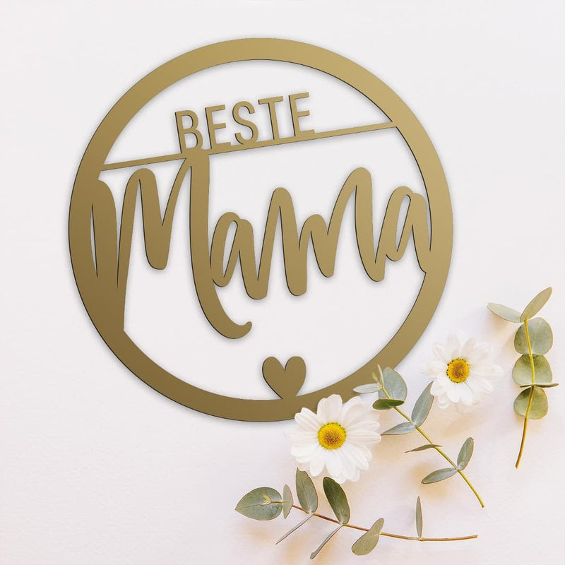 Muttertag Wanddeko "Beste Mama"