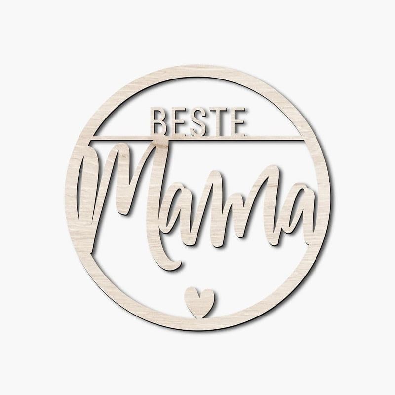 Muttertag Wanddeko "Beste Mama"