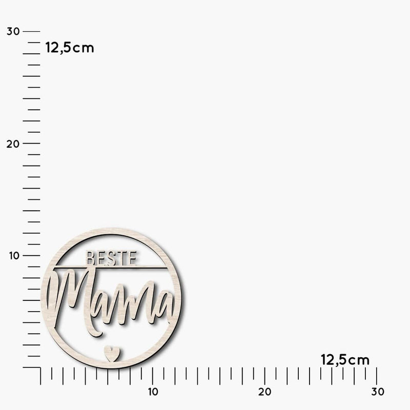 Muttertag Wanddeko "Beste Mama"