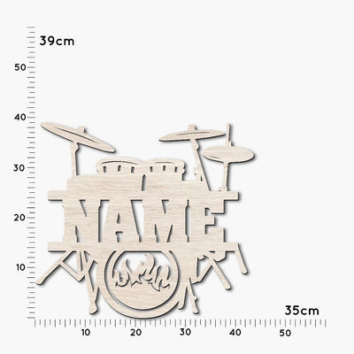 Hobby & Beruf Musik Dekolicht "Schlagzeug" | personalisierbar