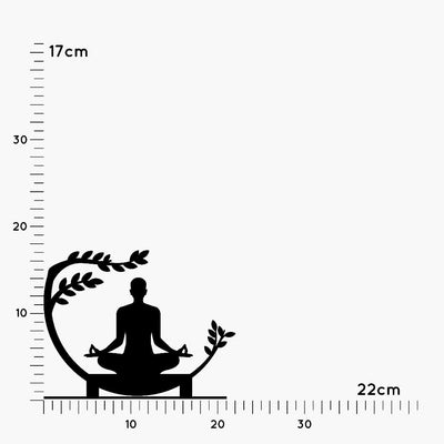 Hobby & Beruf Teelicht "Meditation" | personalisierbar