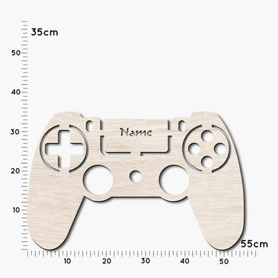 Gamepad xbox' Geschenk für Gamer zum Geburtstag oder Weihnachten - LED Gaming Licht Controller / Wandlampe aus Holz, Weihnachtsgeschenk, Geburtstagsgeschenk personalisiert mit Name