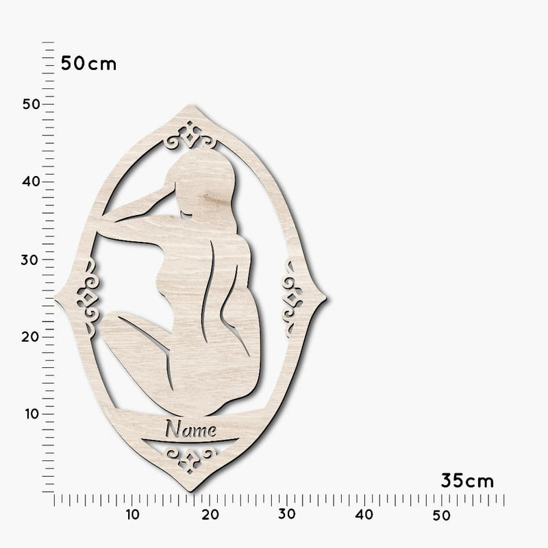 Erotik Dekolicht "Damen Rücken" | personalisierbar